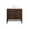 James Martin Vanities Addison 36in Single Vanity, Mid-Century Acacia w/ 3 CM Eternal Jasmine Pearl Quartz Top E444-V36-MCA-3EJP - alternate 1